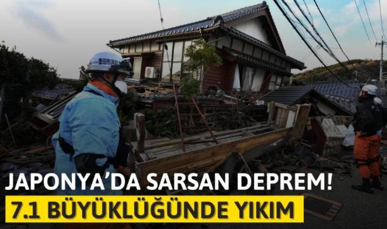 Japonya'yı Sarsan 7.1'lik Büyük Deprem