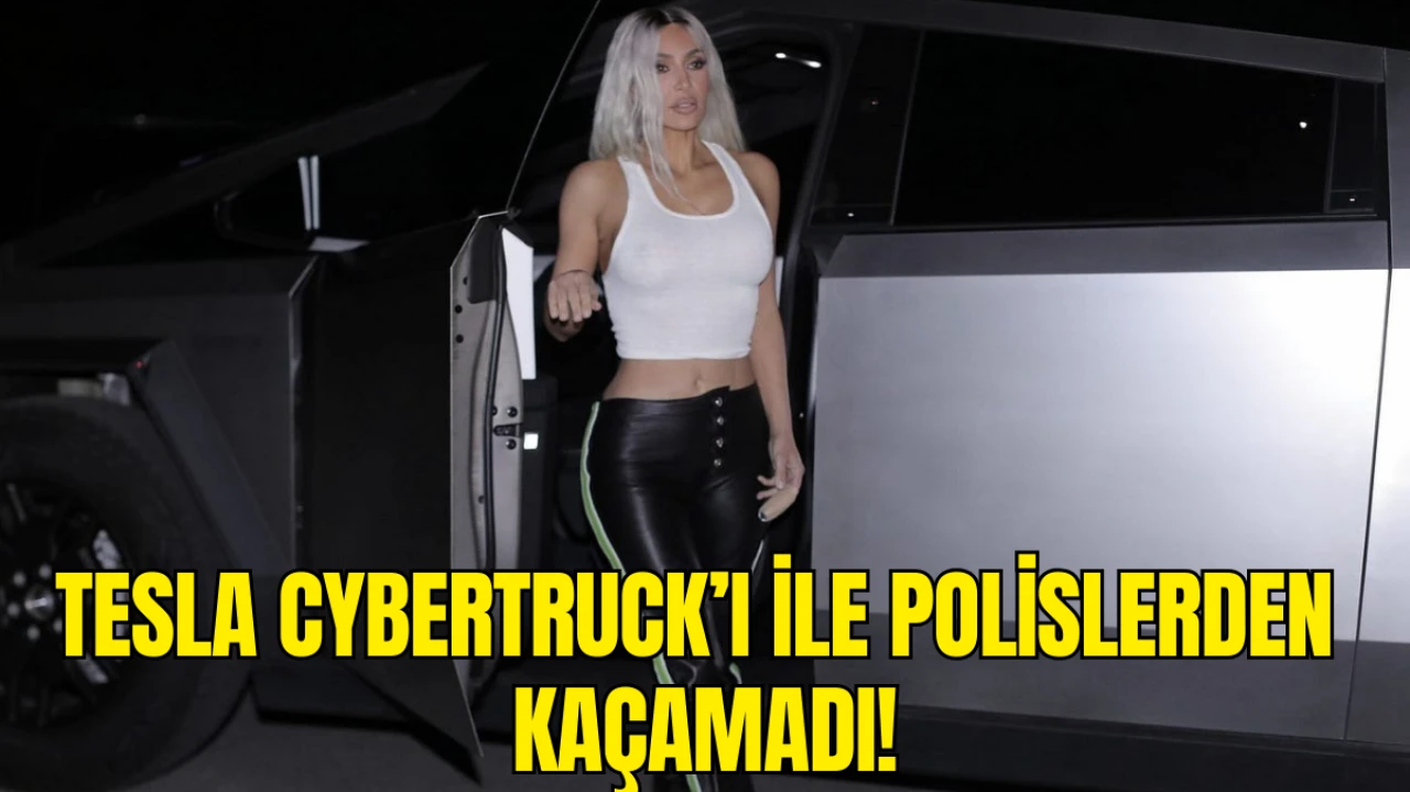 Kim Kardashian’ın Tesla Cybertruck’ı Polis Durdurdu! Aracındaki Bu Detay Ceza Getirdi