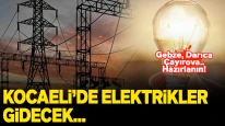 17 Kasım 2024 Kocaeli elektrik kesintisi: Hangi ilçeler etkilenecek, elektrikler ne zaman gelecek? (SEPAŞ SEDAŞ 186)