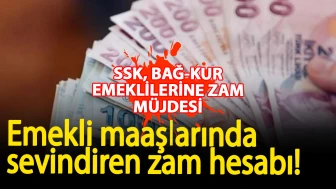 SSK, BAĞ-KUR emeklilerine zam müjdesi: Emekli maaşlarında sevindiren zam hesabı! Ocak 2025 emekli maaşları belli oldu mu?