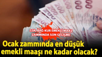 SSK, Bağ-Kur emekli maaş zammında son gelişme: Ocak zammında en düşük emekli maaşı ne kadar olacak? Masadaki rakamlar ne, 15 bin TL mi olacak? İşte, tahminler…