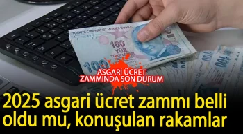 Asgari ücret zammında son durum: 2025 asgari ücret zammı belli oldu mu, konuşulan rakamlar neler?