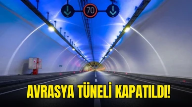 Avrasya Tüneli’nde Araç Yangını! Trafik Geçici Olarak Durduruldu