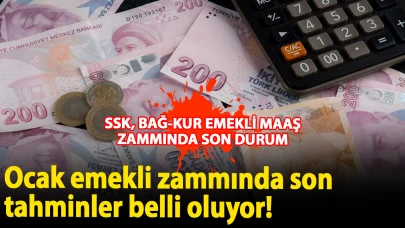 SSK, Bağ-kur emekli maaş zammında son durum: Ocak emekli zammında son tahminler belli oluyor! İşte, son gelişmeler…