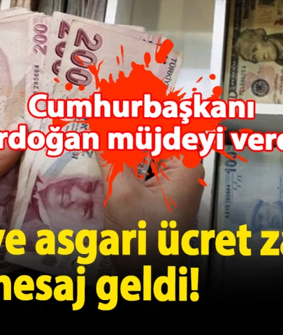 Cumhurbaşkanı Erdoğan müjdeyi verdi: Emekli ve asgari ücret zammı için ilk mesaj geldi! İşte, son açıklamalar…