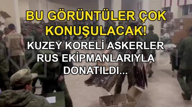 Kuzey Kore askerleri, Rus ekipmanlarıyla donatılırken görüntülendi!