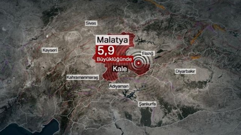 SON DAKİKA! Malatya'da 5.9 Büyüklüğünde Deprem! Çevre İller Panik Yaşadı